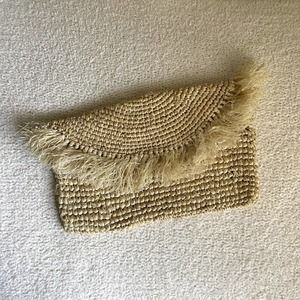 Raffia Boho Clutch
